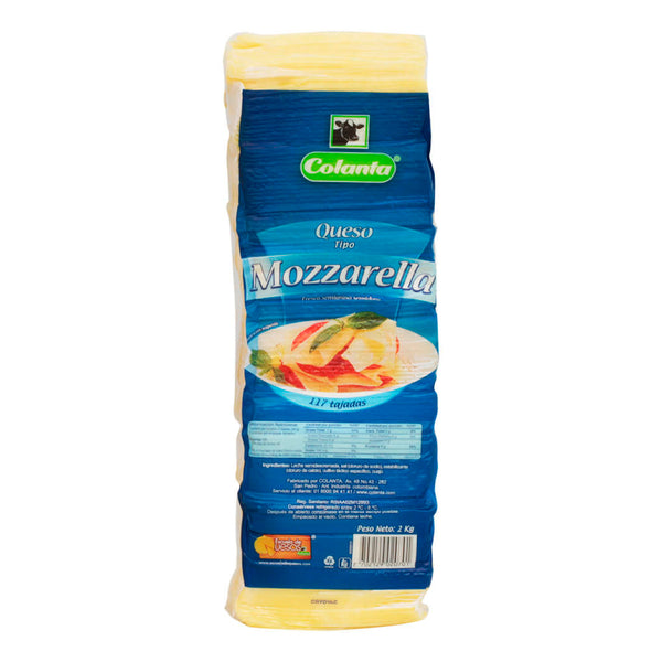 QUESO MOZARELLA COLANTA 2KL BLOQUE TAJ